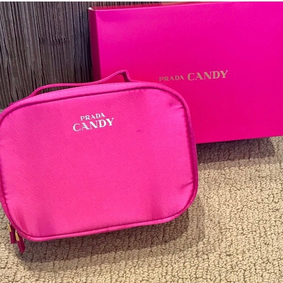 PRADA Candy Vanity Cosmetics Makeup Case Bag - Picture 2 of 6